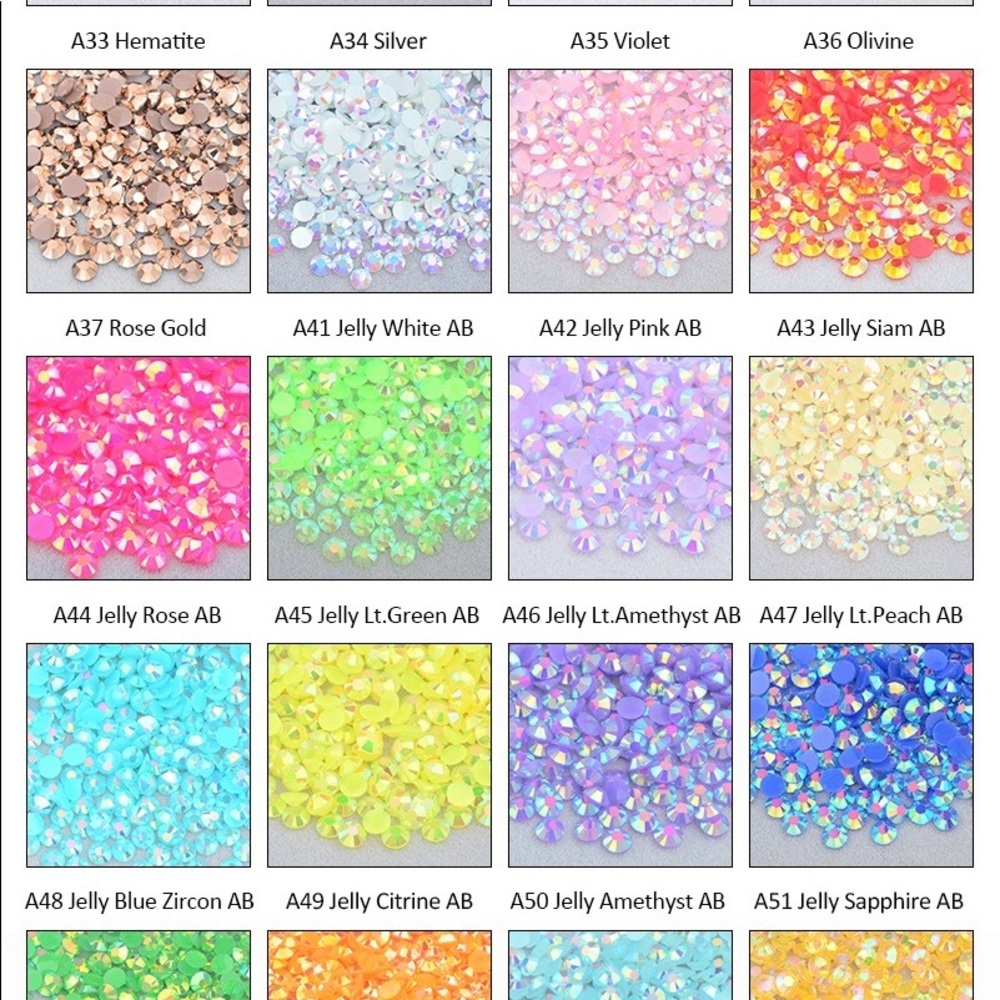 Resin Rhinestones - Picture 4 of 10